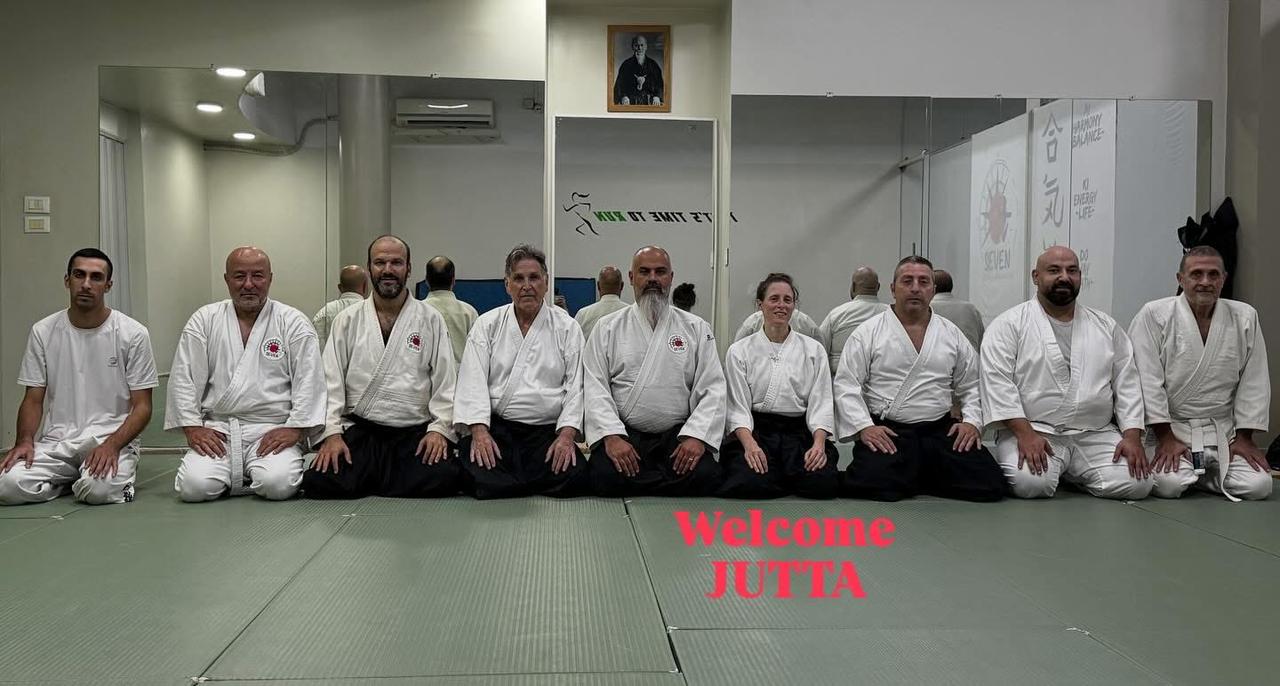 Seven Aikido dojo welcoming Jutta Sensei