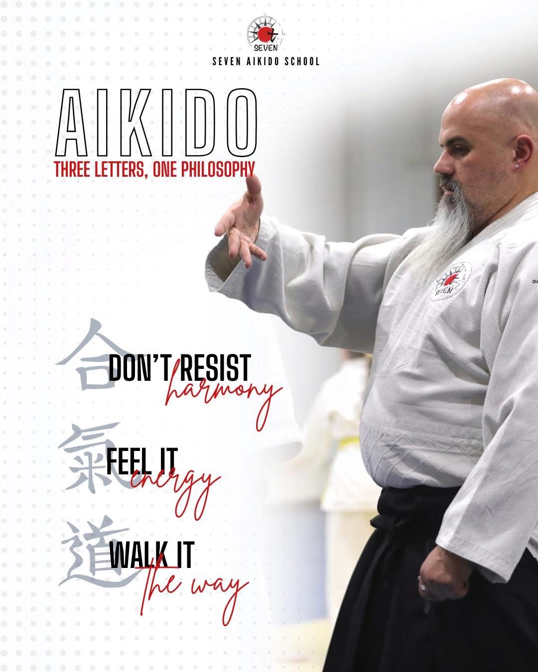 Aikido — three letters, one philosophy: harmony, energy, the way