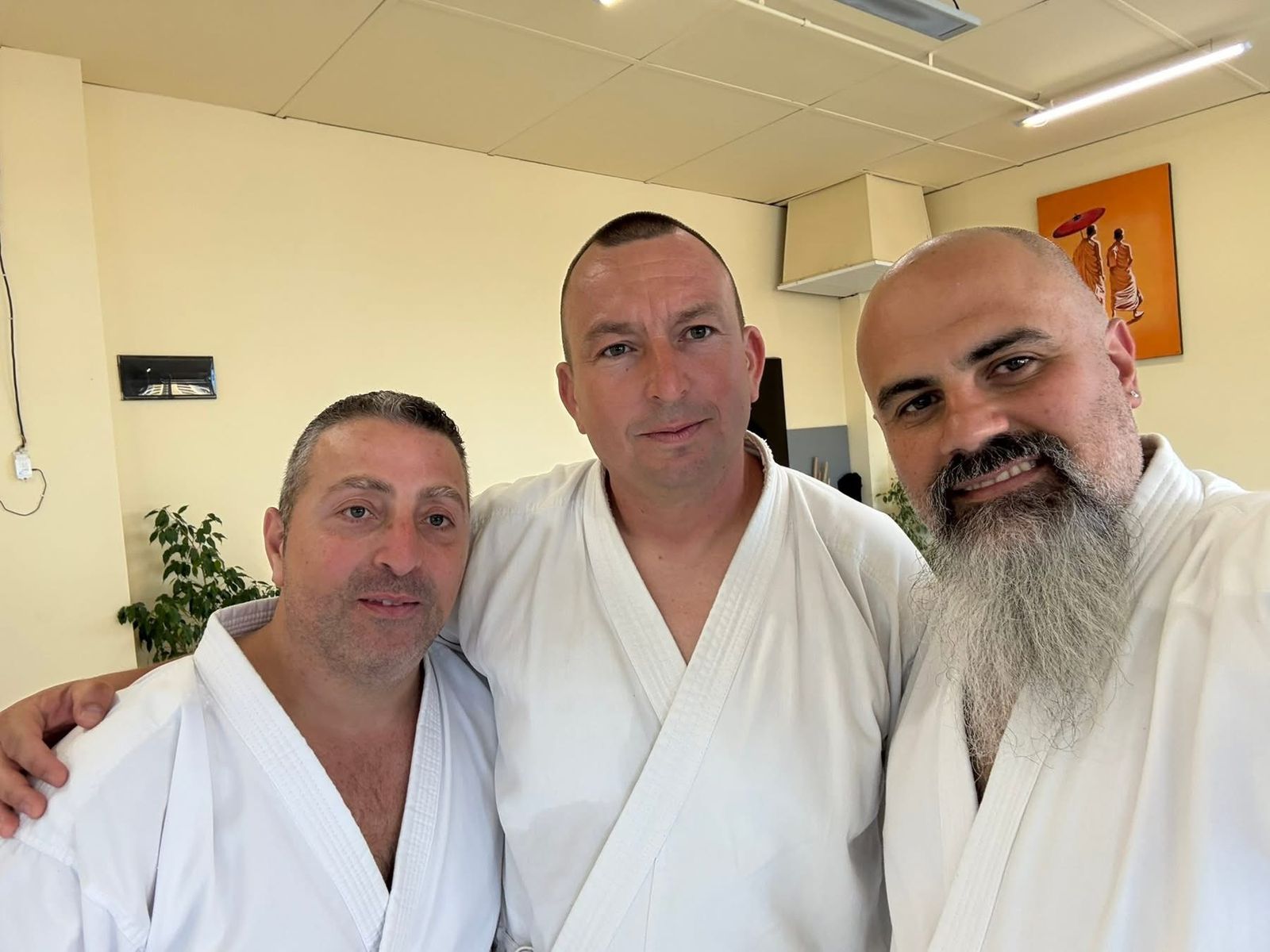 Sensei Elie Beam with fellow aikido instructors