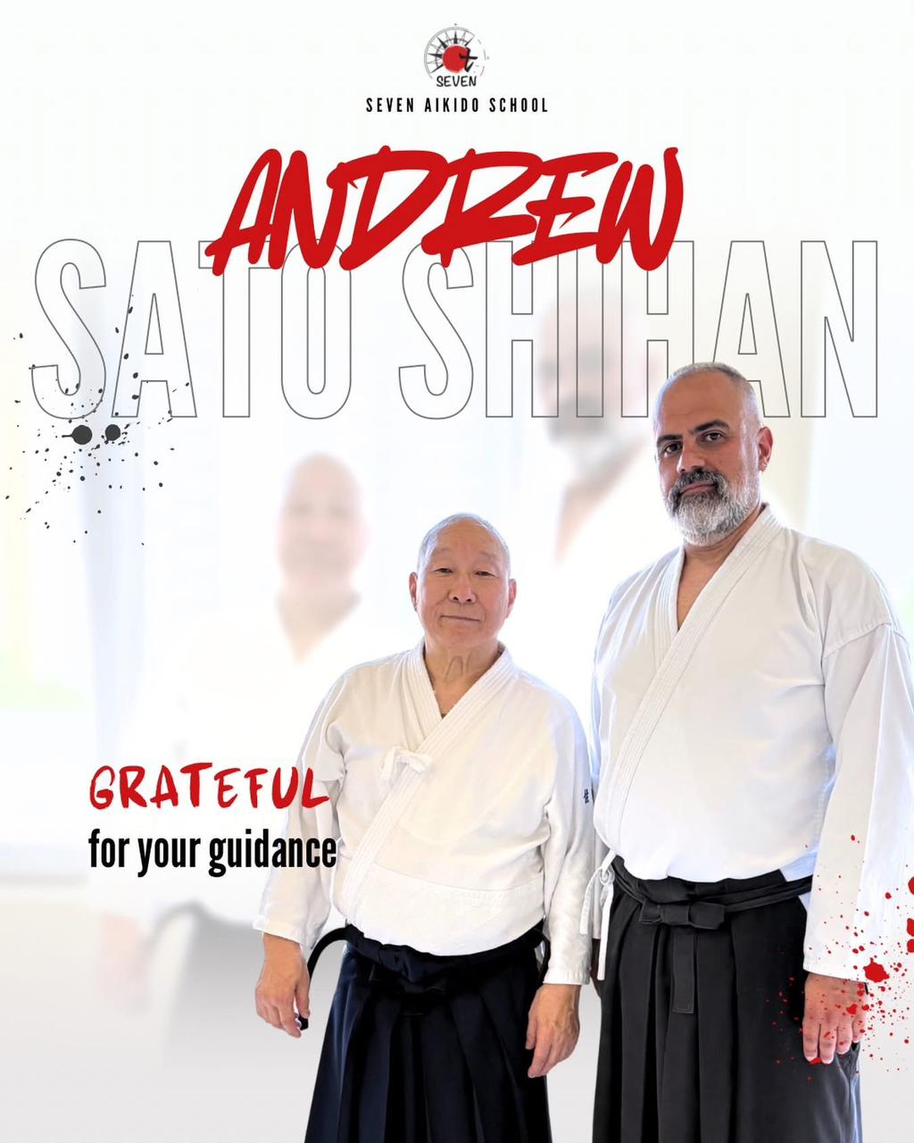 With Andrew Sato Shihan